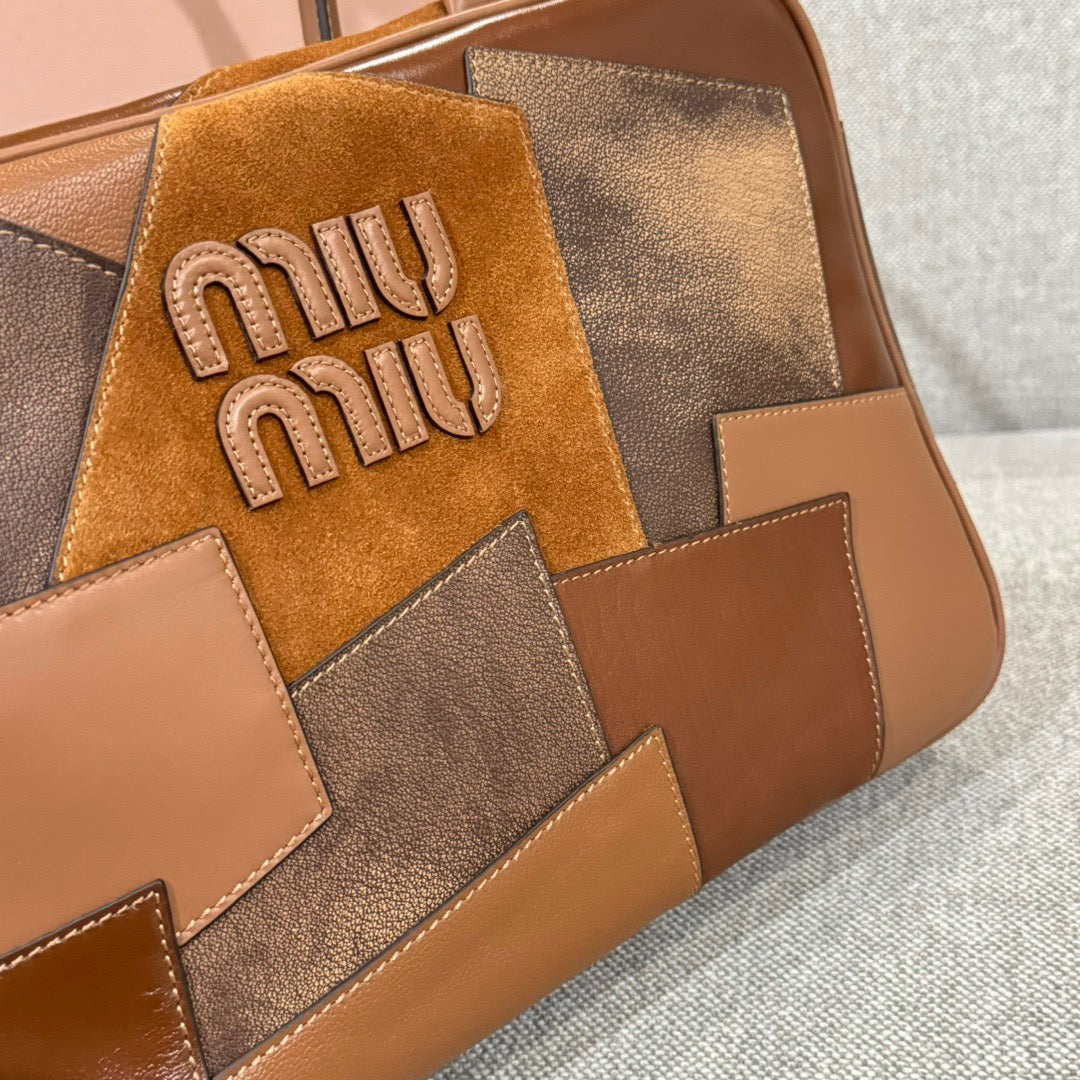 MIU MIU BEAU LARGE LEATHER BAG