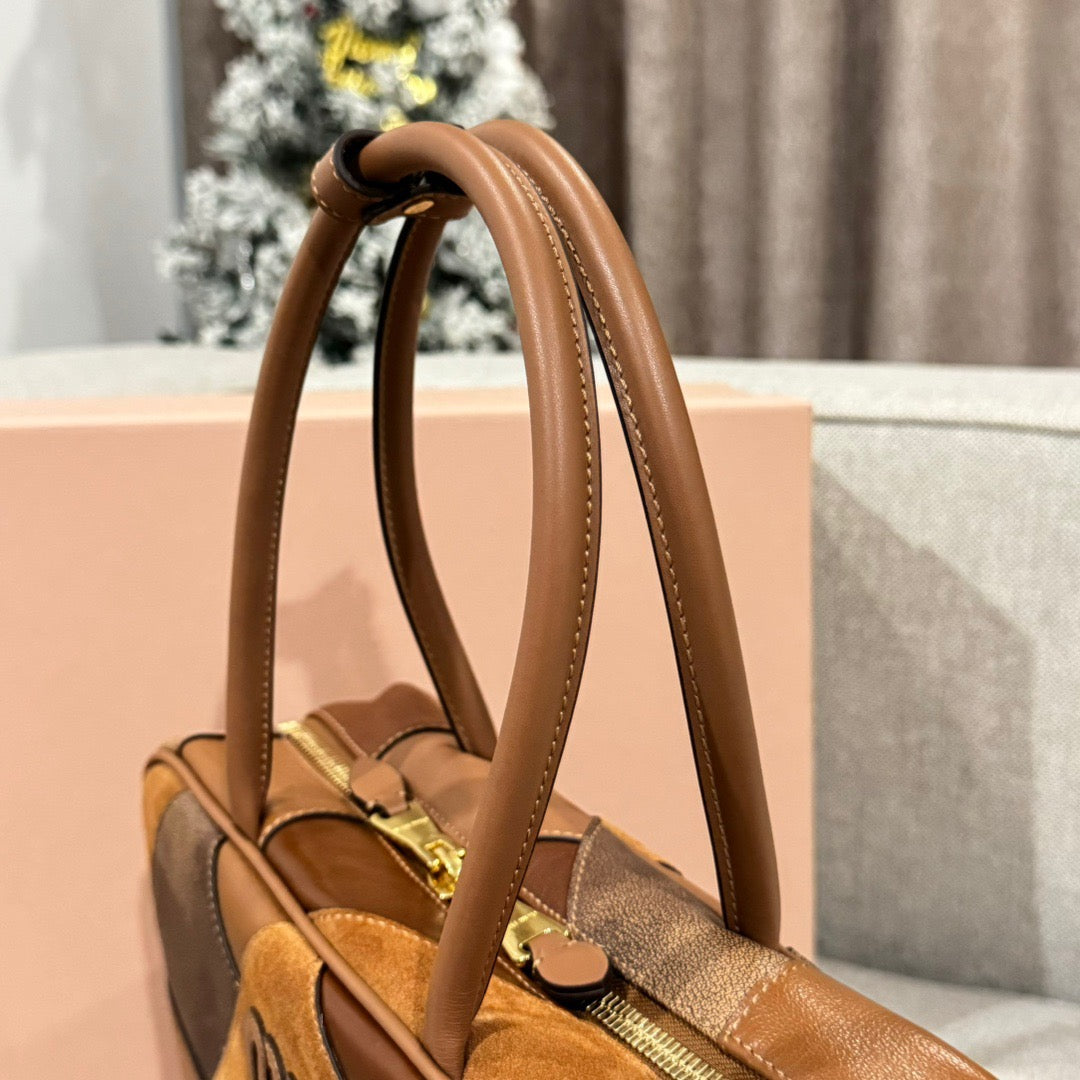 MIU MIU BEAU LARGE LEATHER BAG