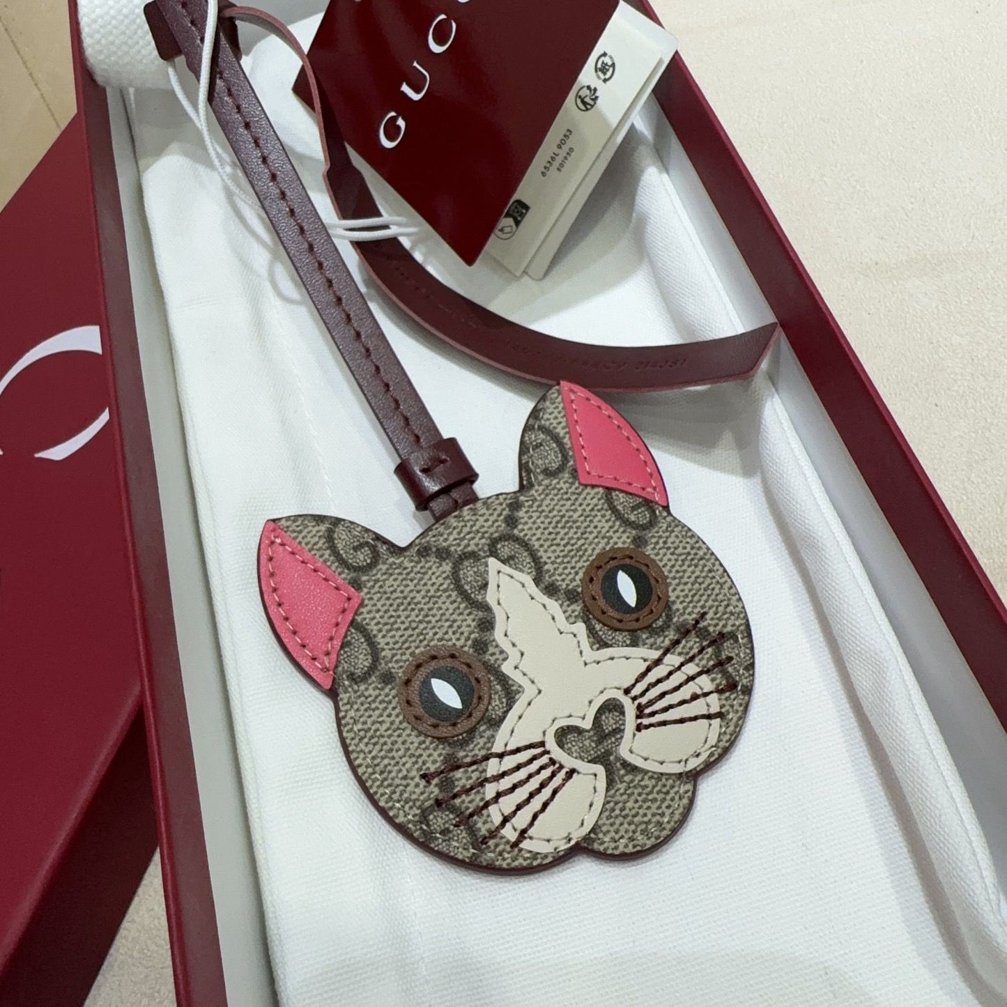 Cat Shaped Bag Charm