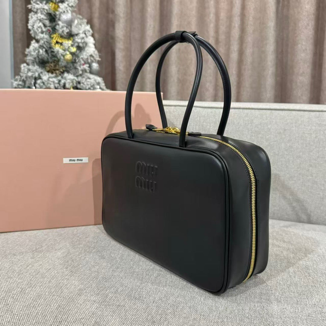 MIU MIU BEAU LARGE LEATHER BAG