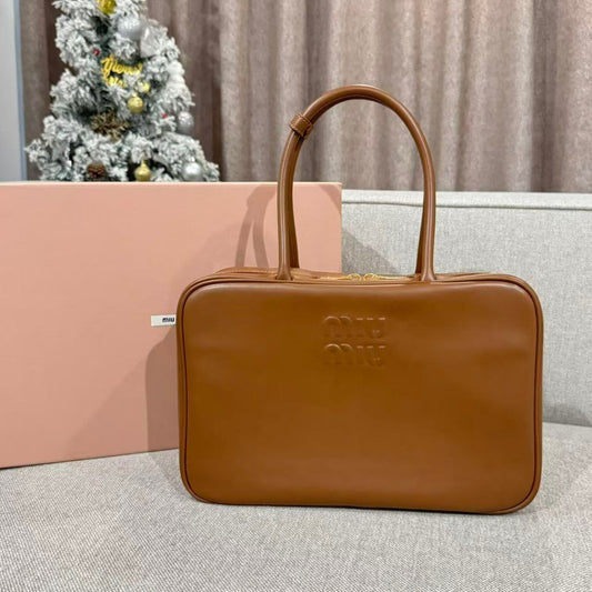 MIU MIU BEAU LARGE LEATHER BAG