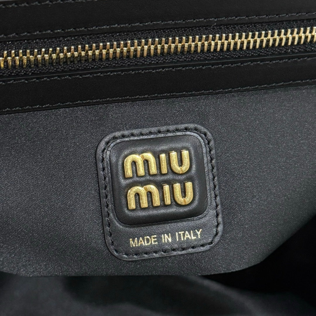 MIU MIU BEAU LARGE LEATHER BAG