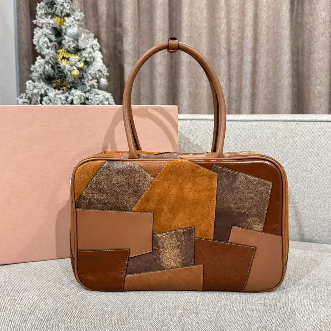 MIU MIU BEAU LARGE LEATHER BAG