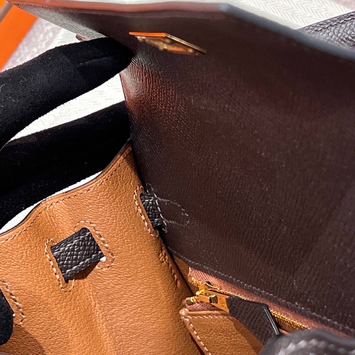 KELLY 25 FRANCE HAAS EPSOM LEATHER