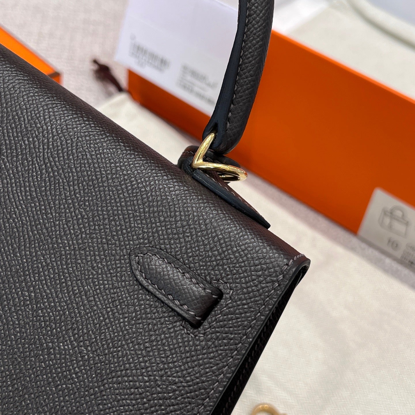 KELLY 25 FRANCE HAAS EPSOM LEATHER