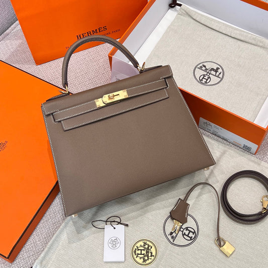 KELLY 28 FRANCE HAAS EPSOM LEATHER