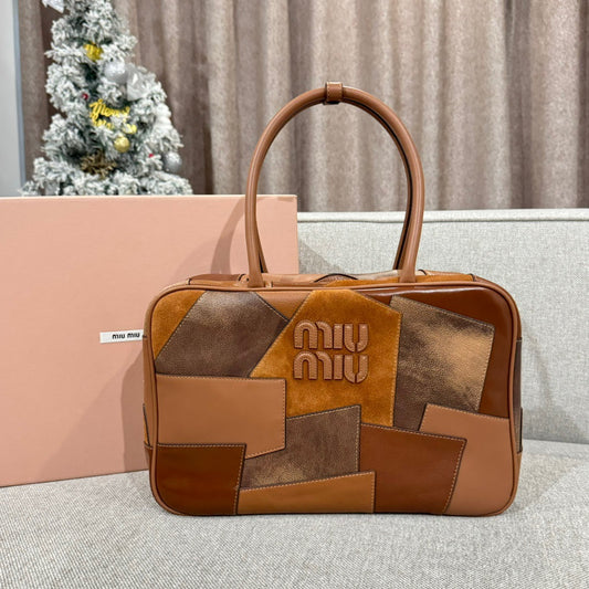 MIU MIU BEAU LARGE LEATHER BAG