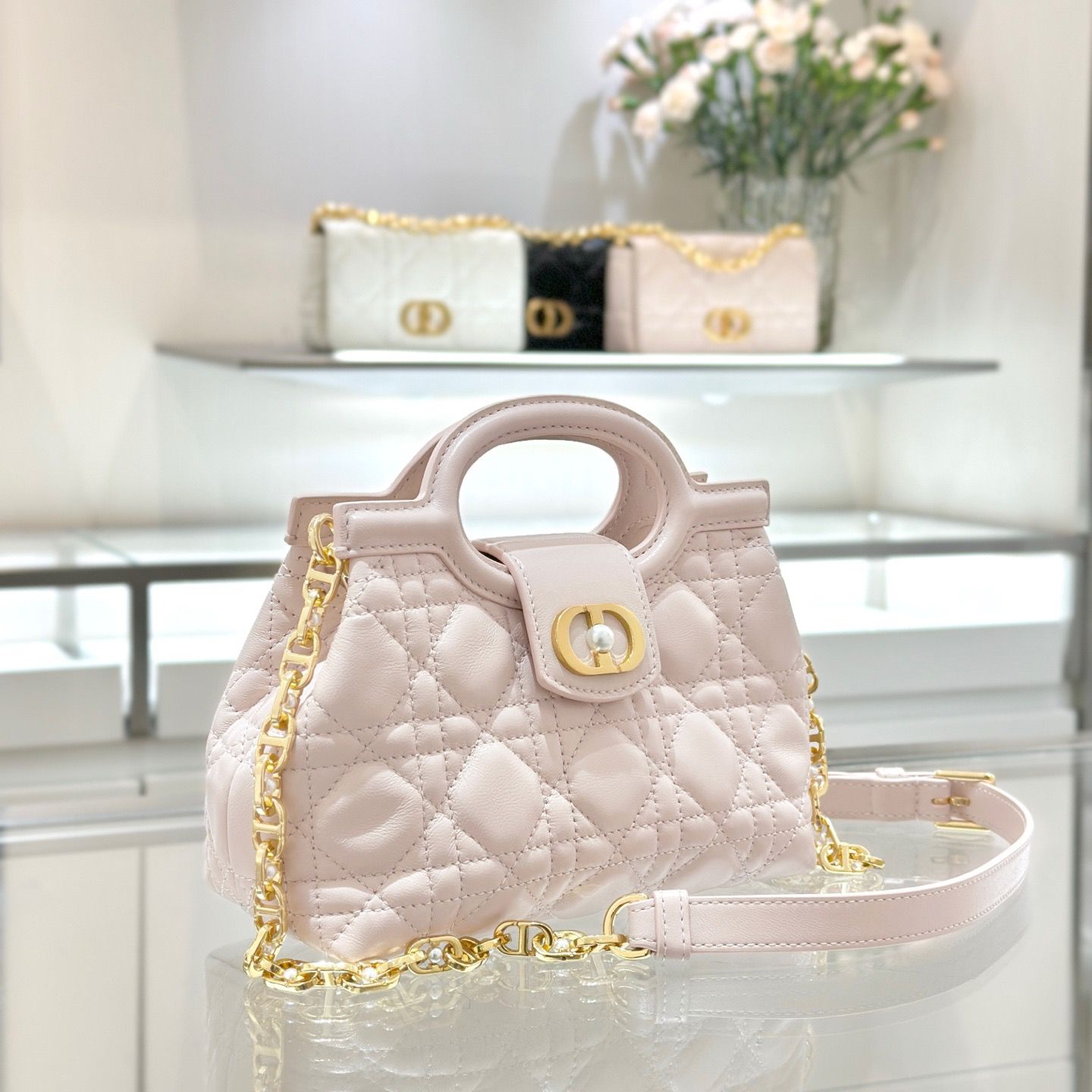 Jolie top handle mini bag