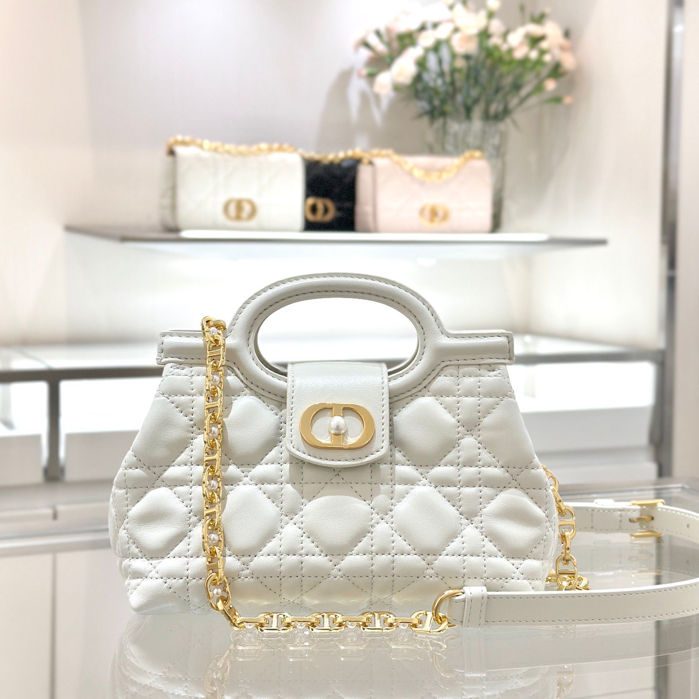 Jolie top handle mini bag