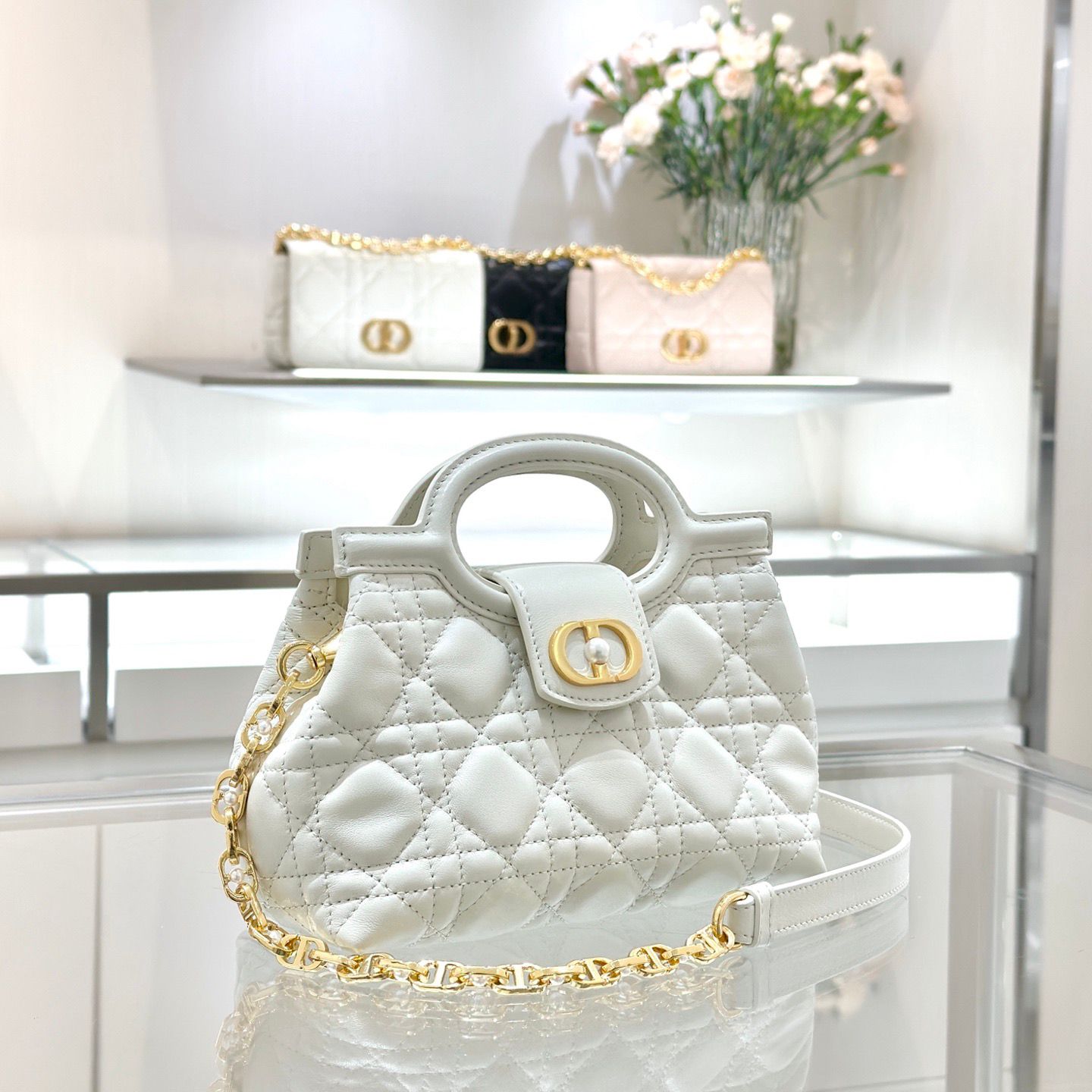 Jolie top handle mini bag