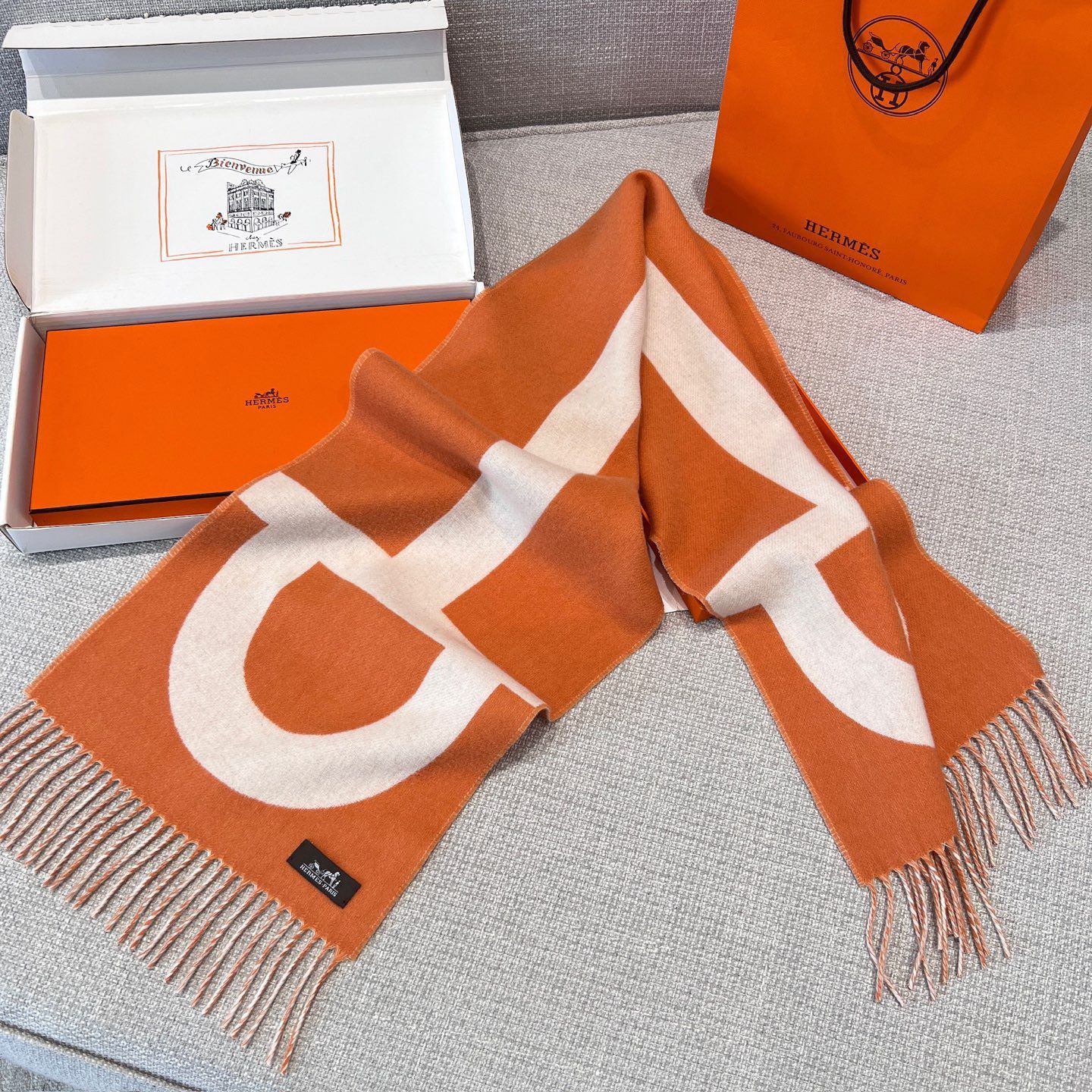 H SHALL 30x140 Cashmere Wool