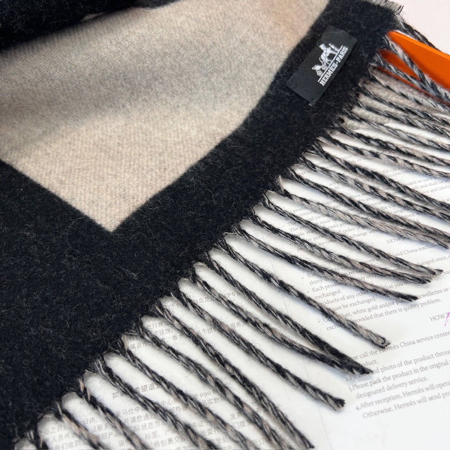 H SHALL 30x140 Cashmere Wool