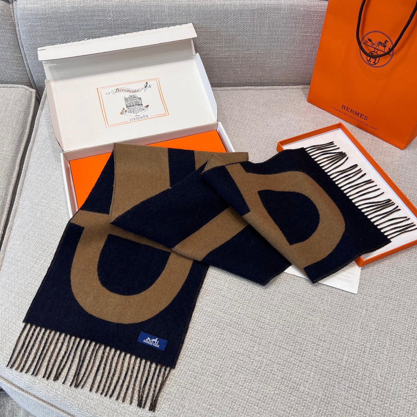 H SHALL 30x140 Cashmere Wool