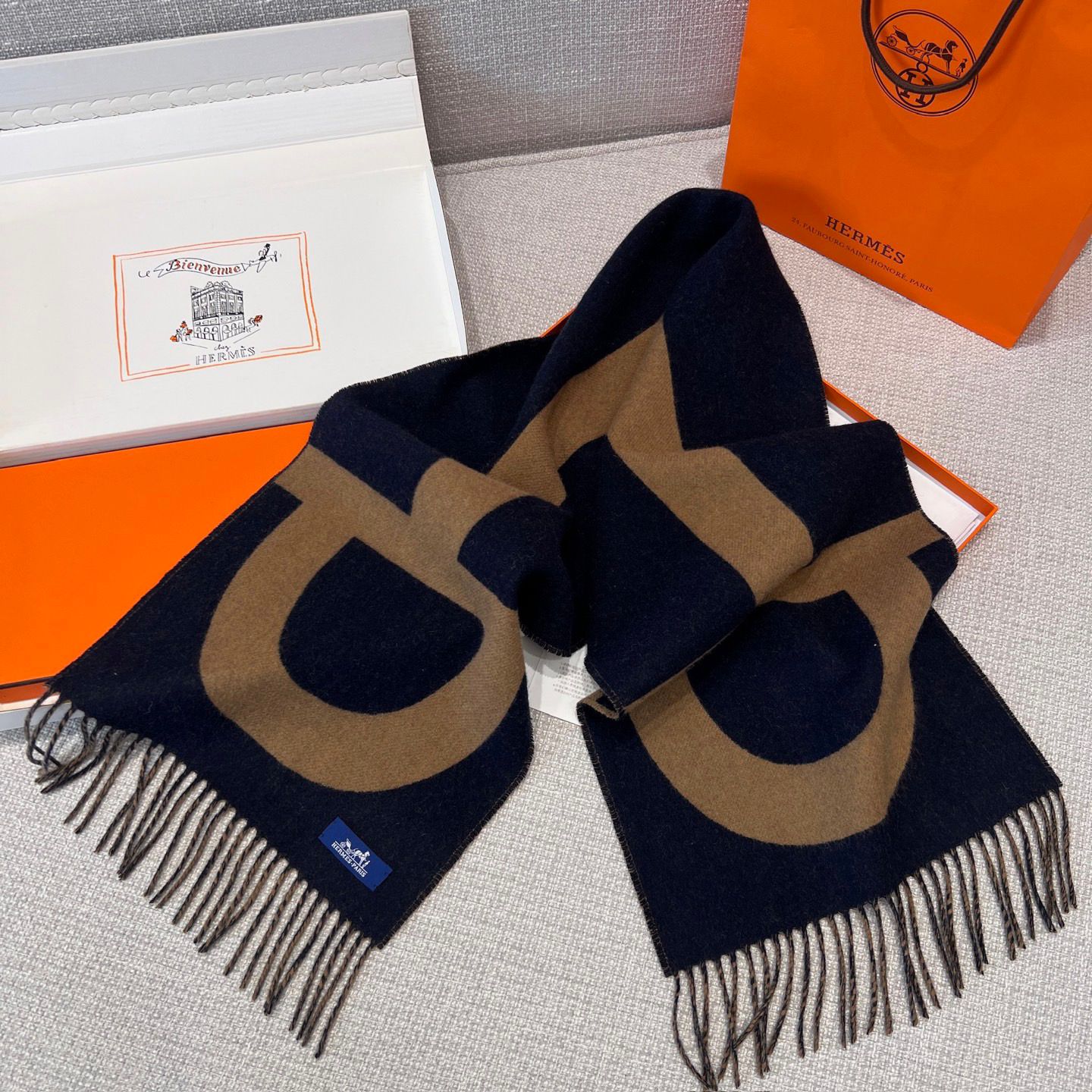 H SHALL 30x140 Cashmere Wool