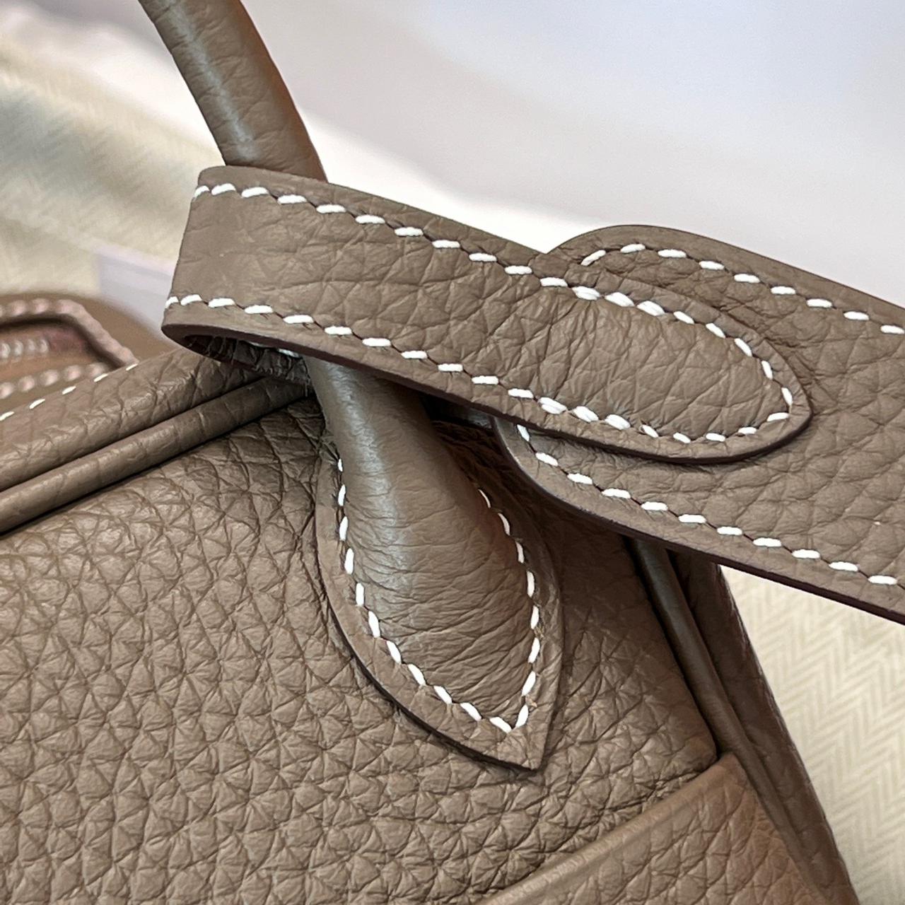 MINI LINDY ETOUPE SILVER HARDWARE