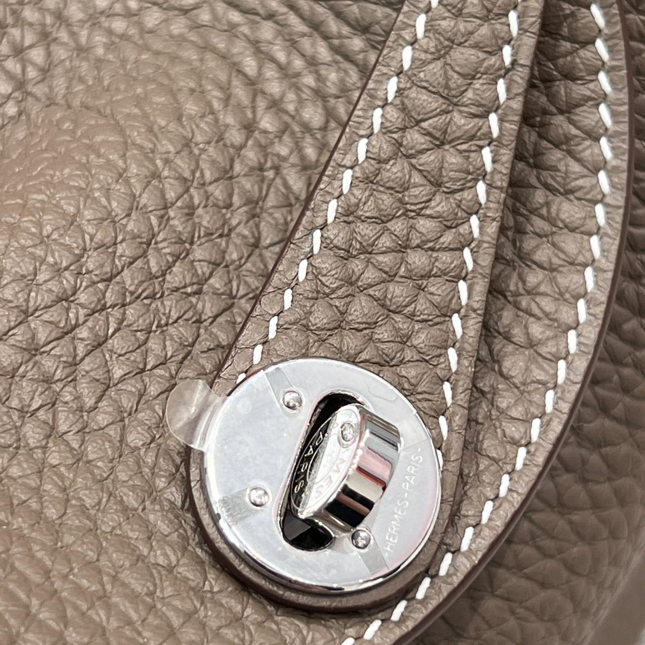MINI LINDY ETOUPE SILVER HARDWARE