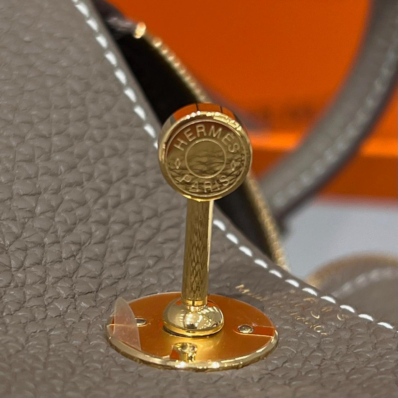 MINI LINDY ETOUPE GOLD HARDWARE