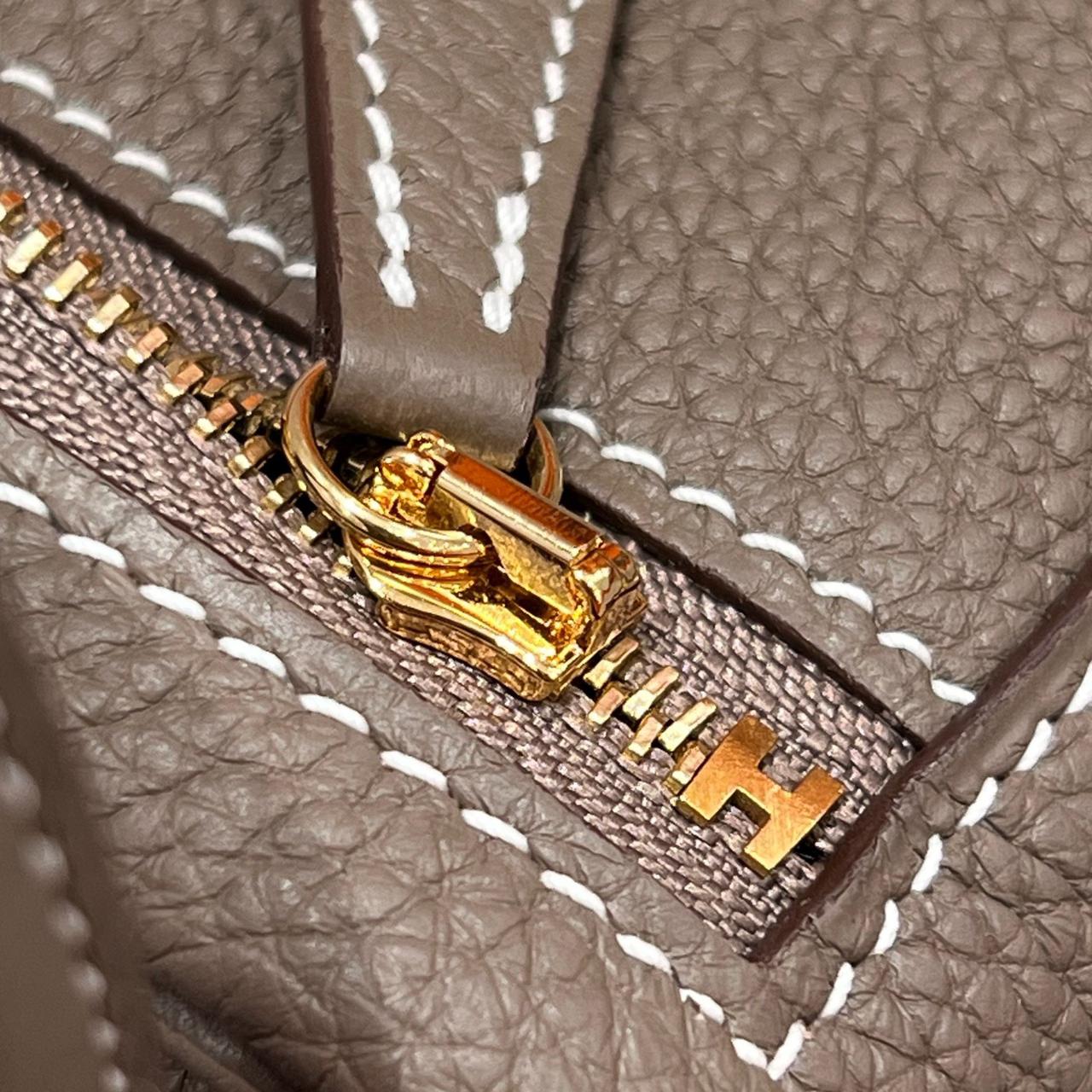 MINI LINDY ETOUPE GOLD HARDWARE