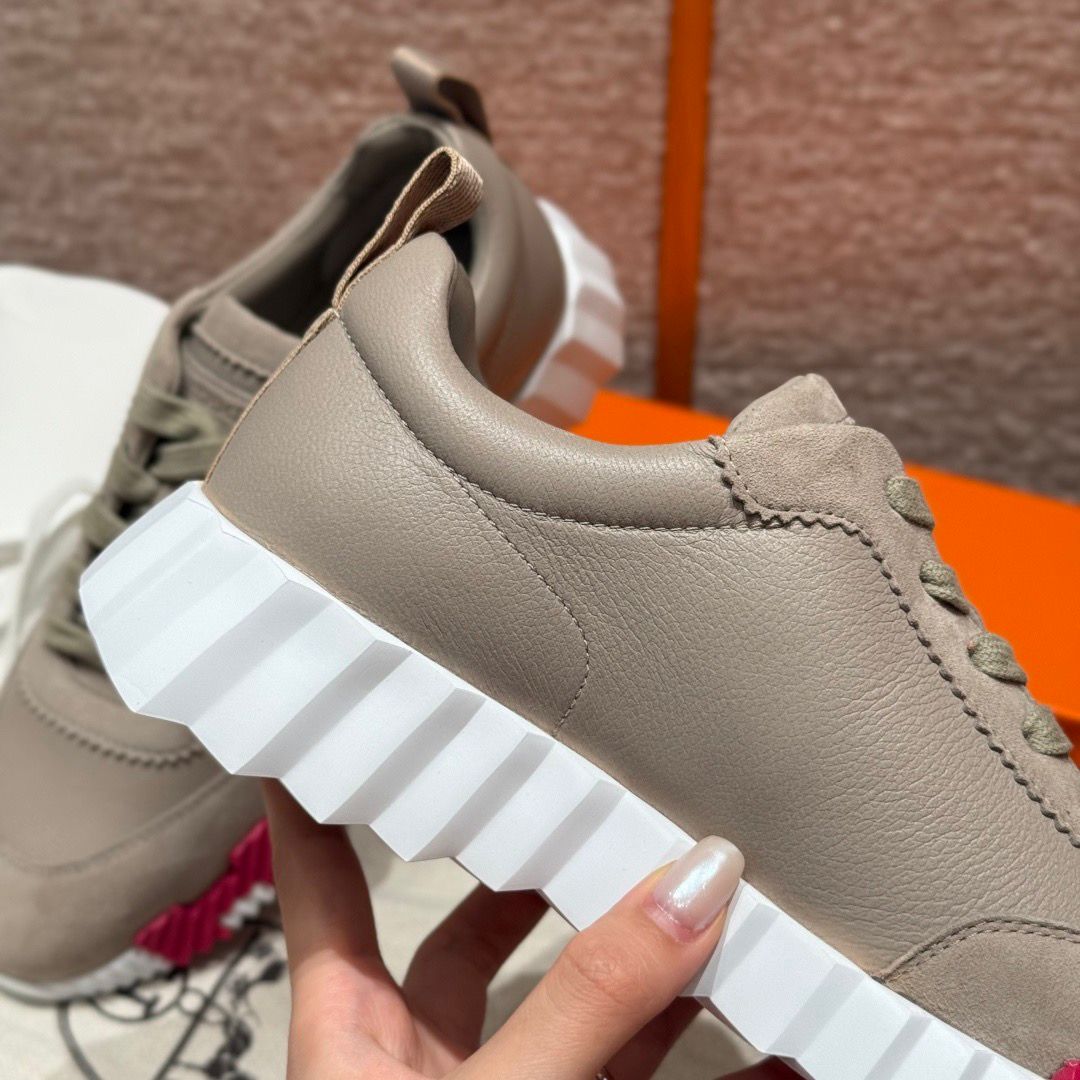 BOUNCING SNEAKER PEBBLE BIEGE