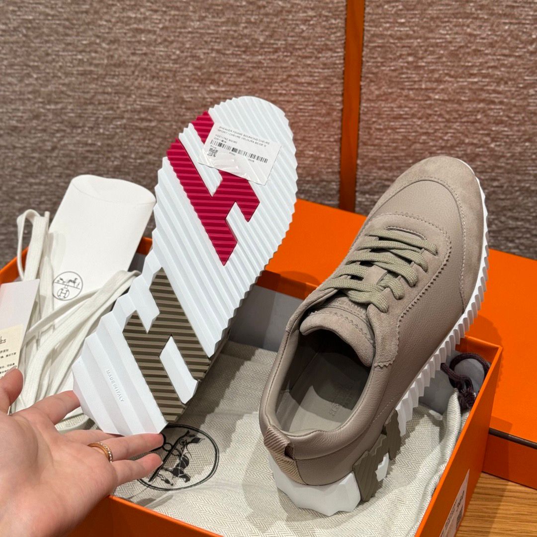 BOUNCING SNEAKER PEBBLE BIEGE