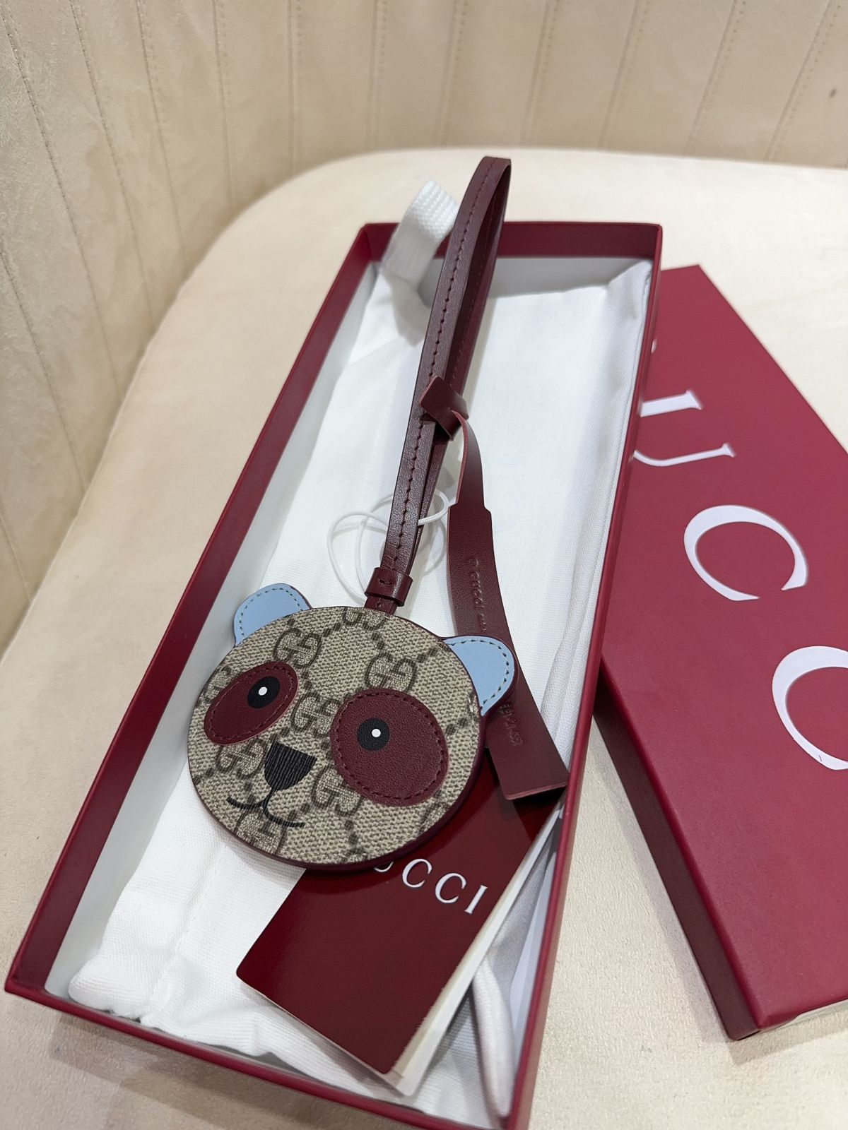 Panda Shaped Bag Charm