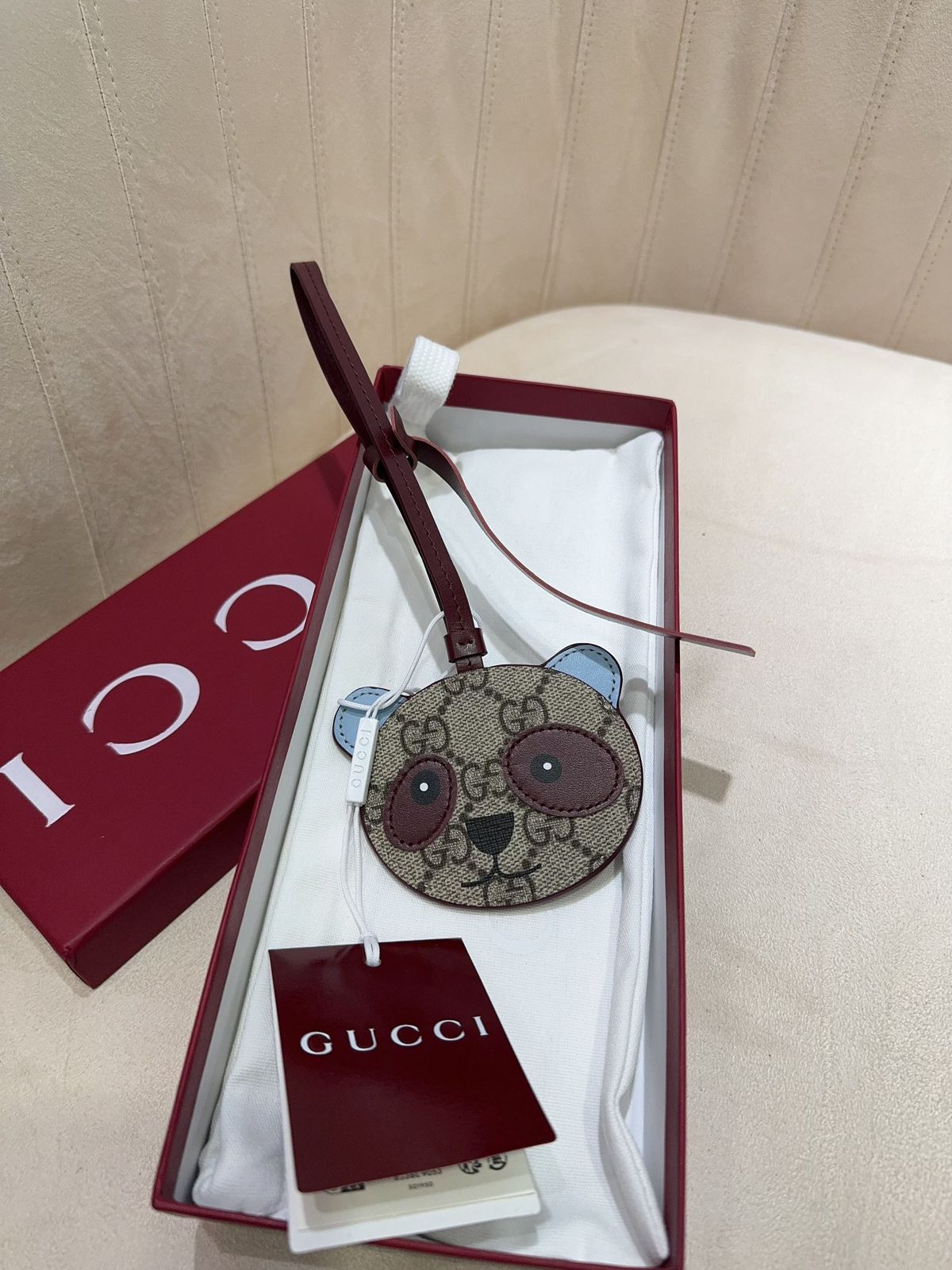 Panda Shaped Bag Charm