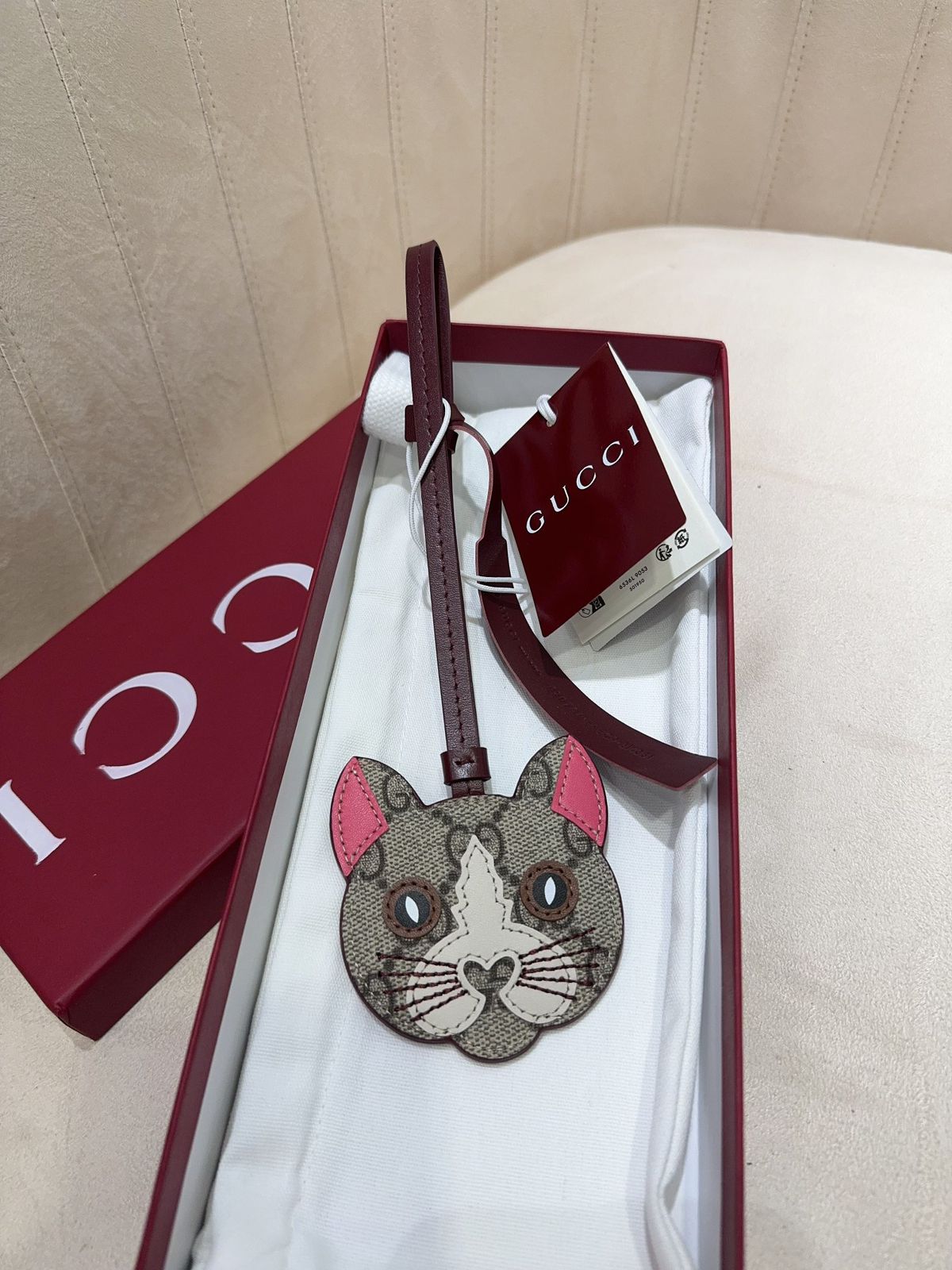 Cat Shaped Bag Charm