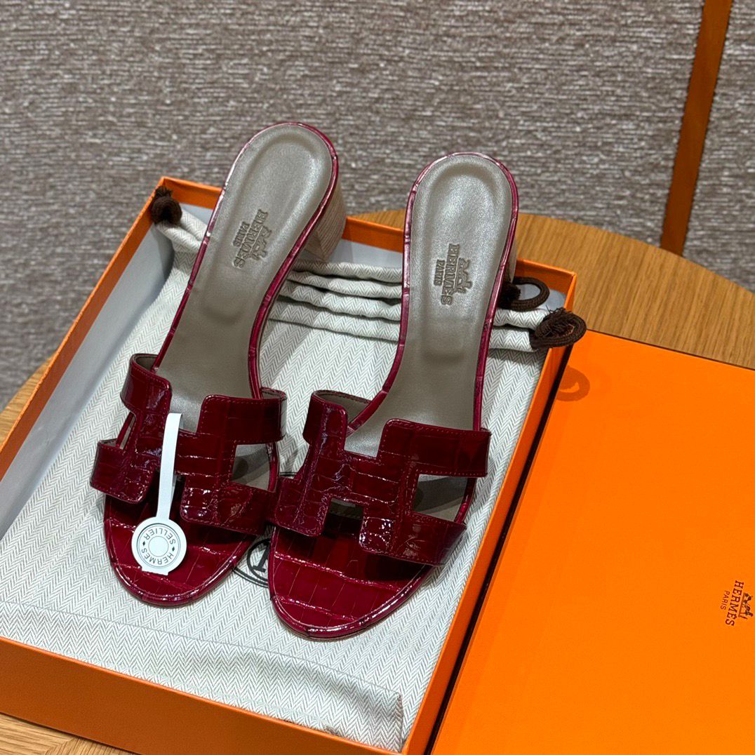 OASIS SANDAL MATTE ALIGATOR
