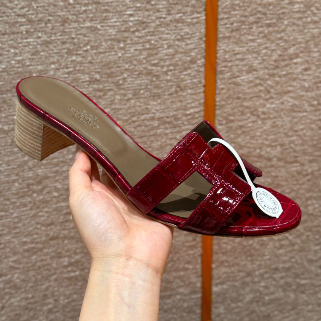 OASIS SANDAL MATTE ALIGATOR