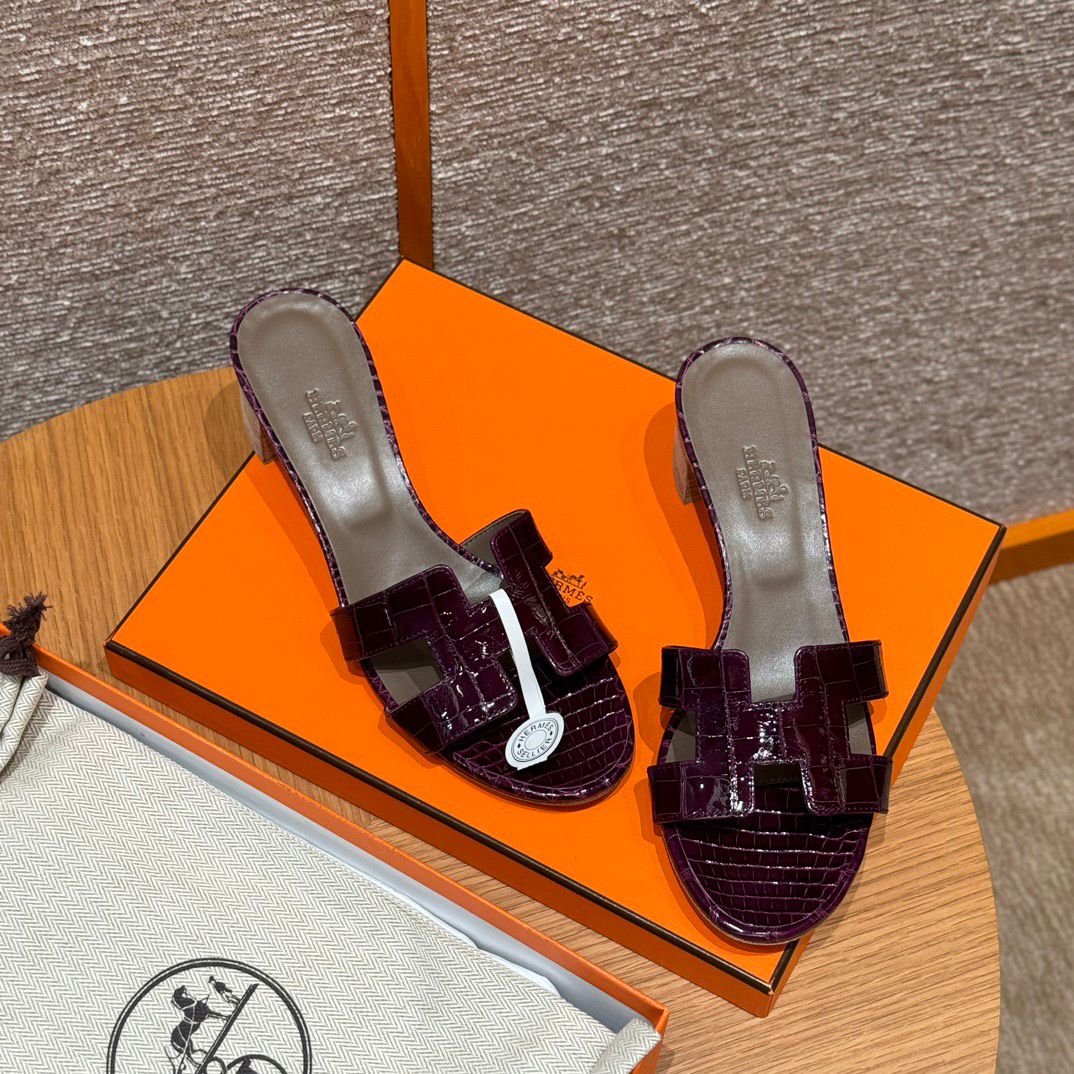 OASIS SANDAL MATTE ALIGATOR