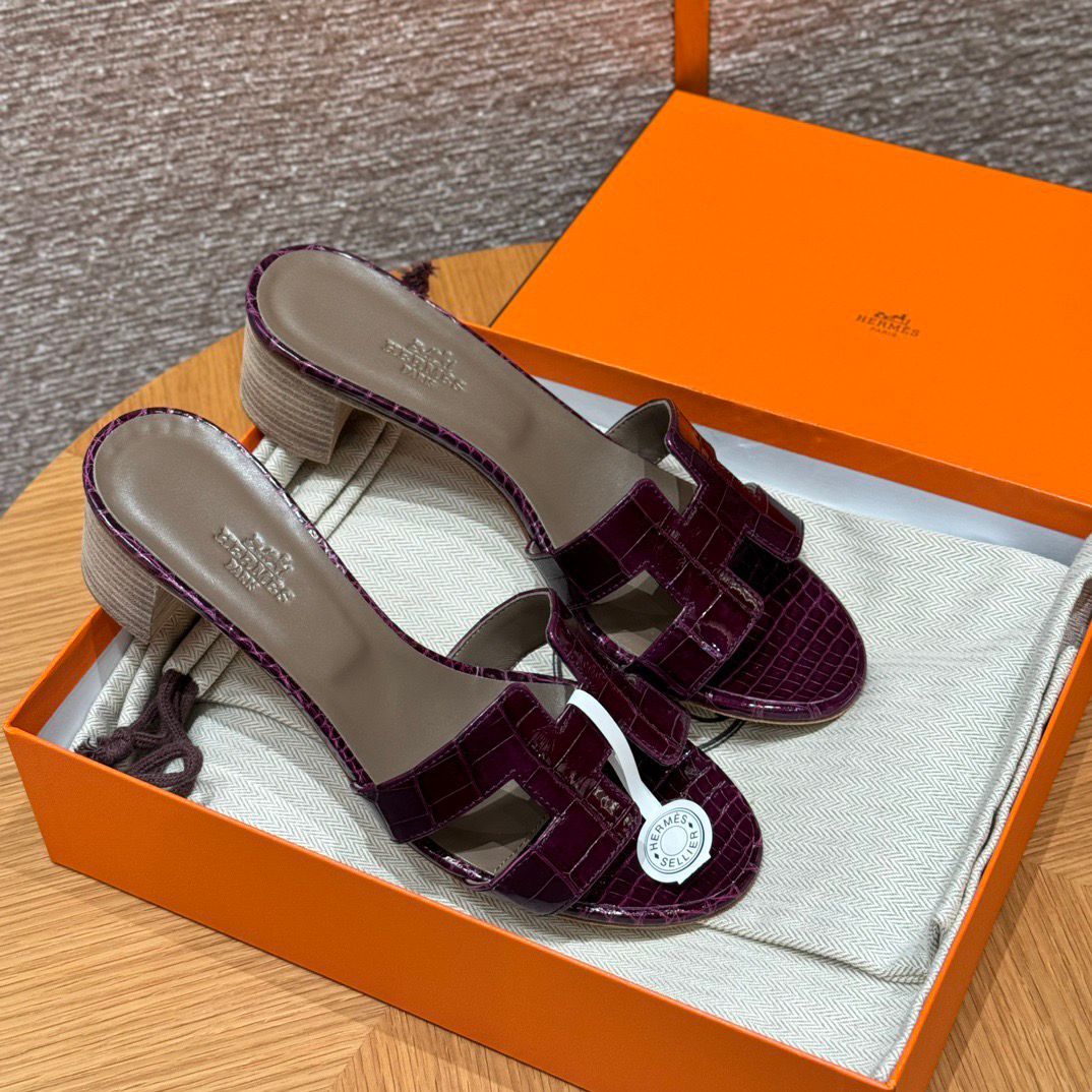 OASIS SANDAL MATTE ALIGATOR