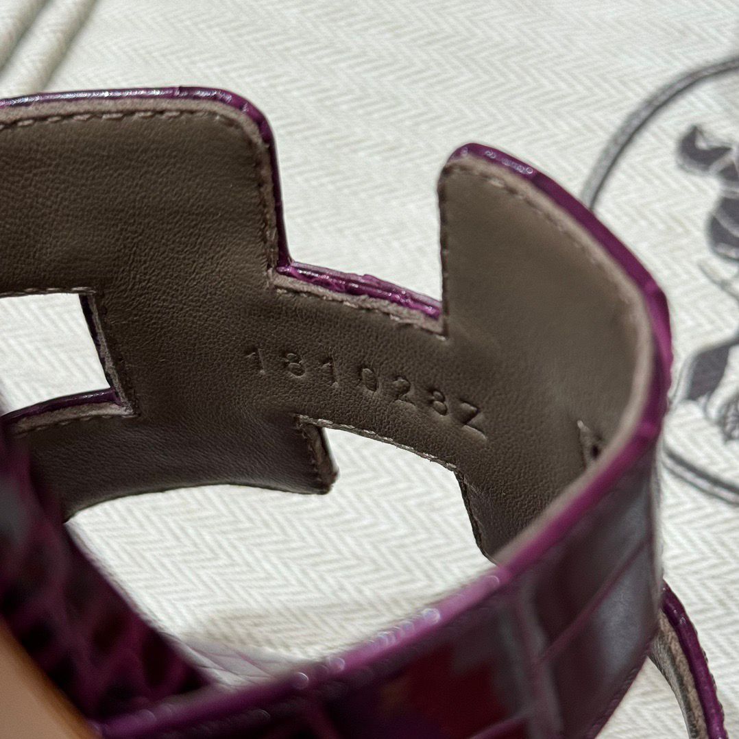 OASIS SANDAL MATTE ALIGATOR