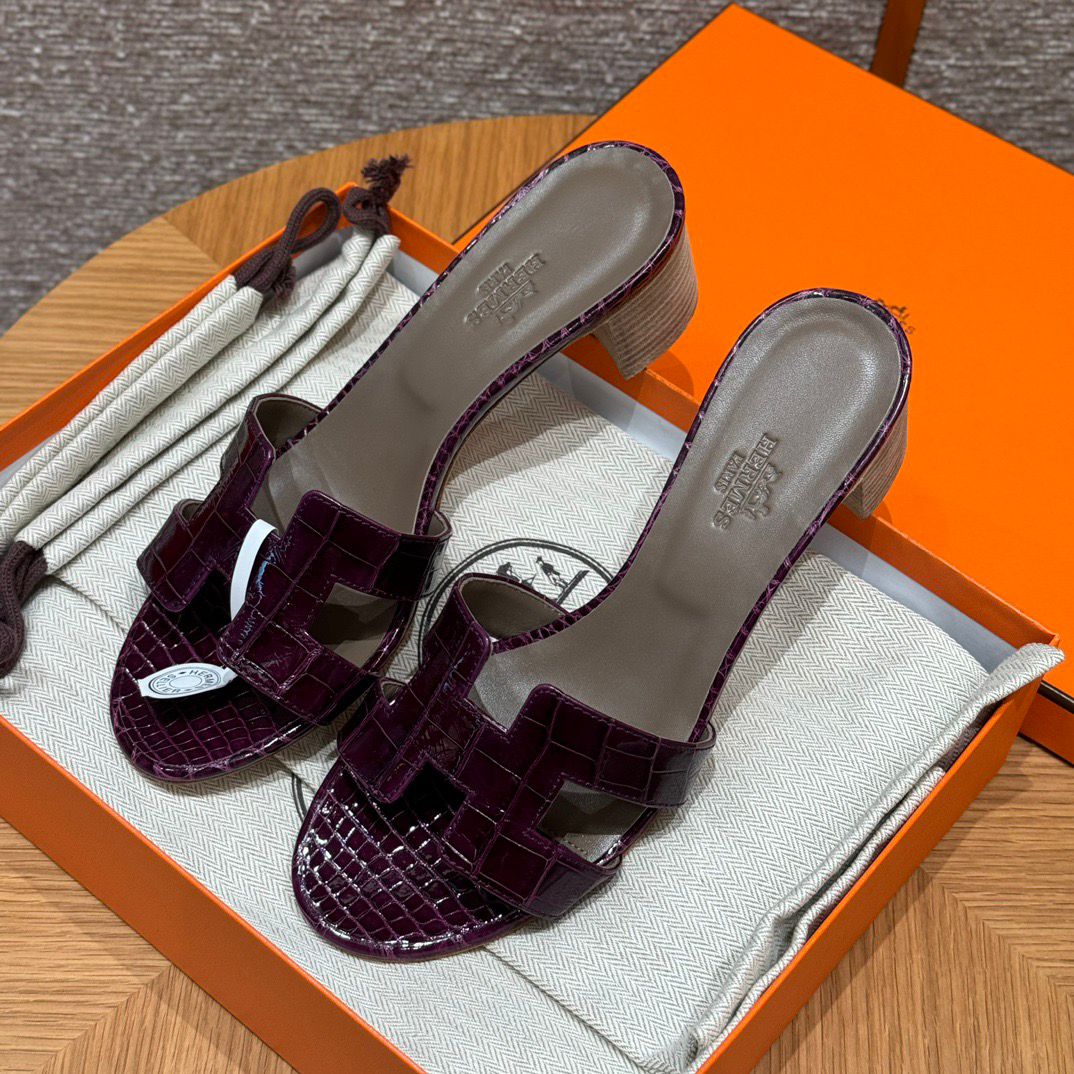 OASIS SANDAL MATTE ALIGATOR