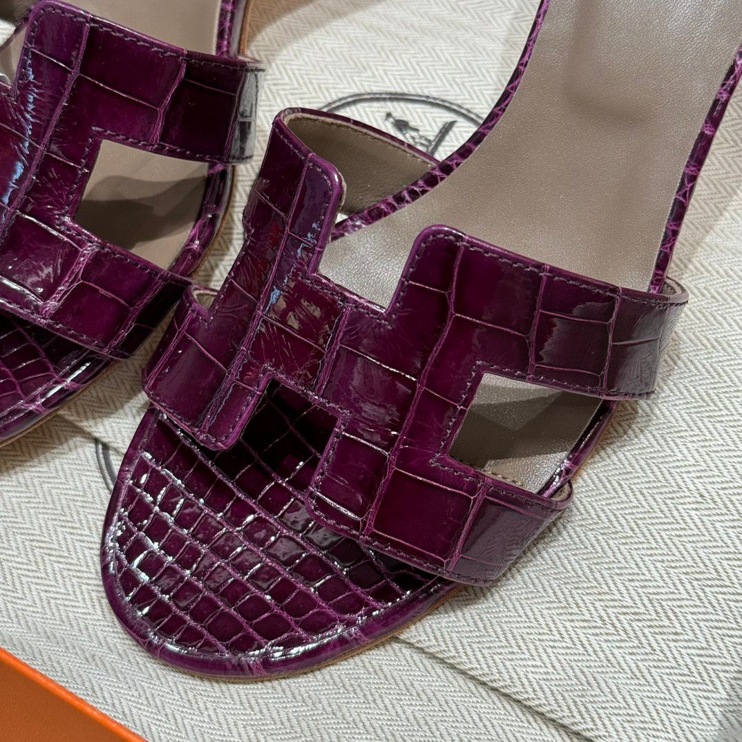 OASIS SANDAL MATTE ALIGATOR