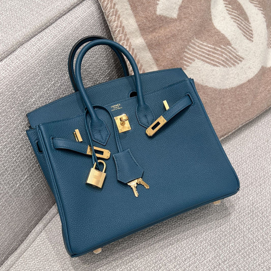 BK 25 Vert Bosphore Gold Hardware