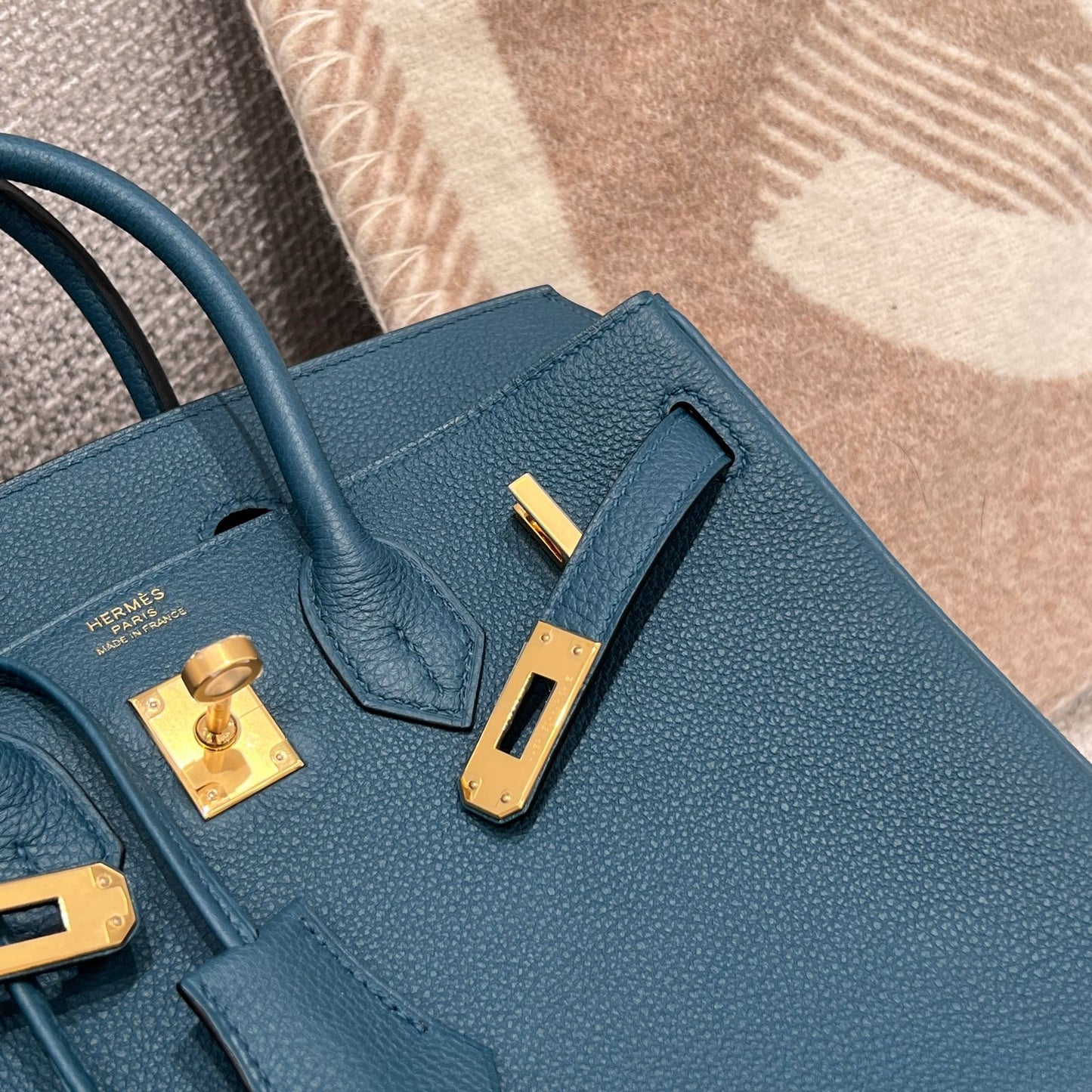 BK 25 Vert Bosphore Gold Hardware