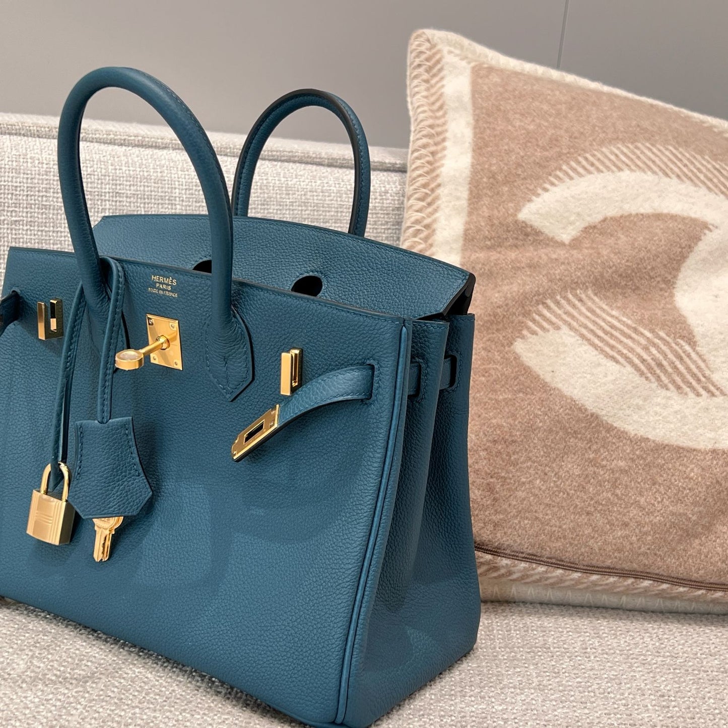 BK 25 Vert Bosphore Gold Hardware