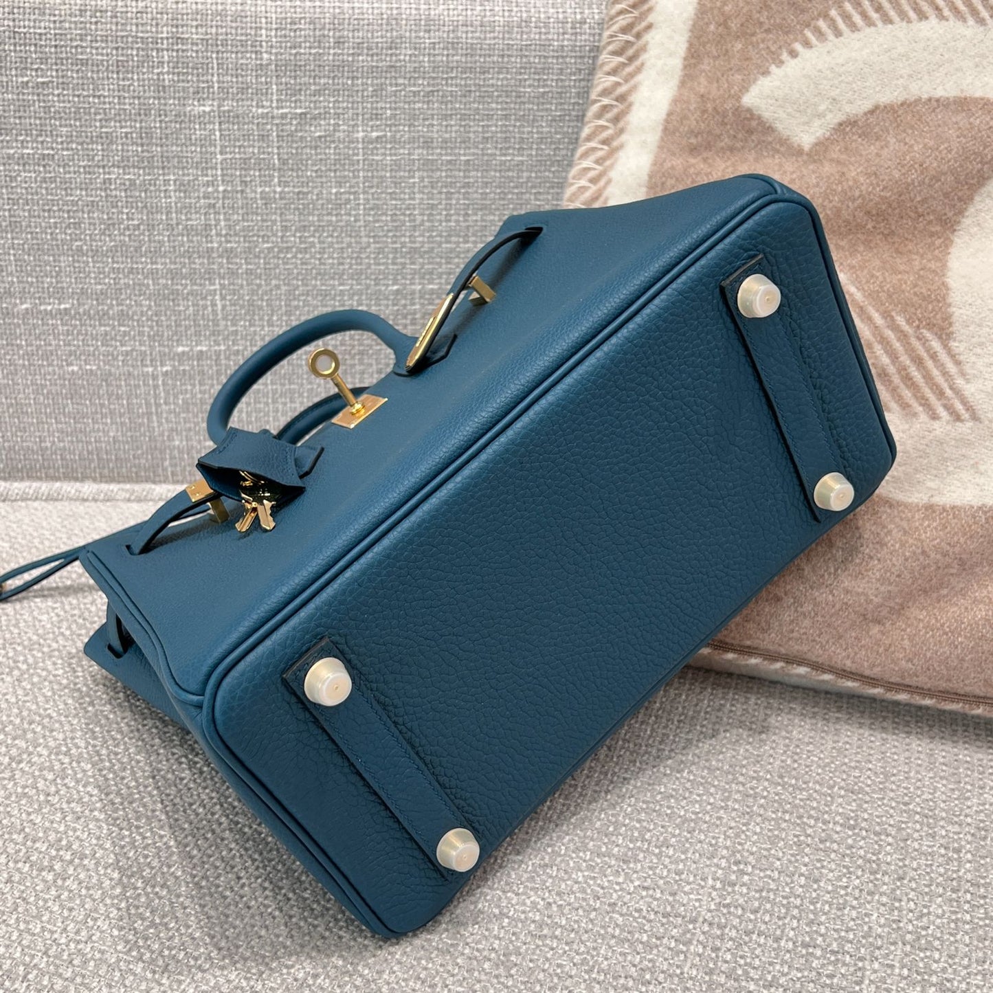 BK 25 Vert Bosphore Gold Hardware