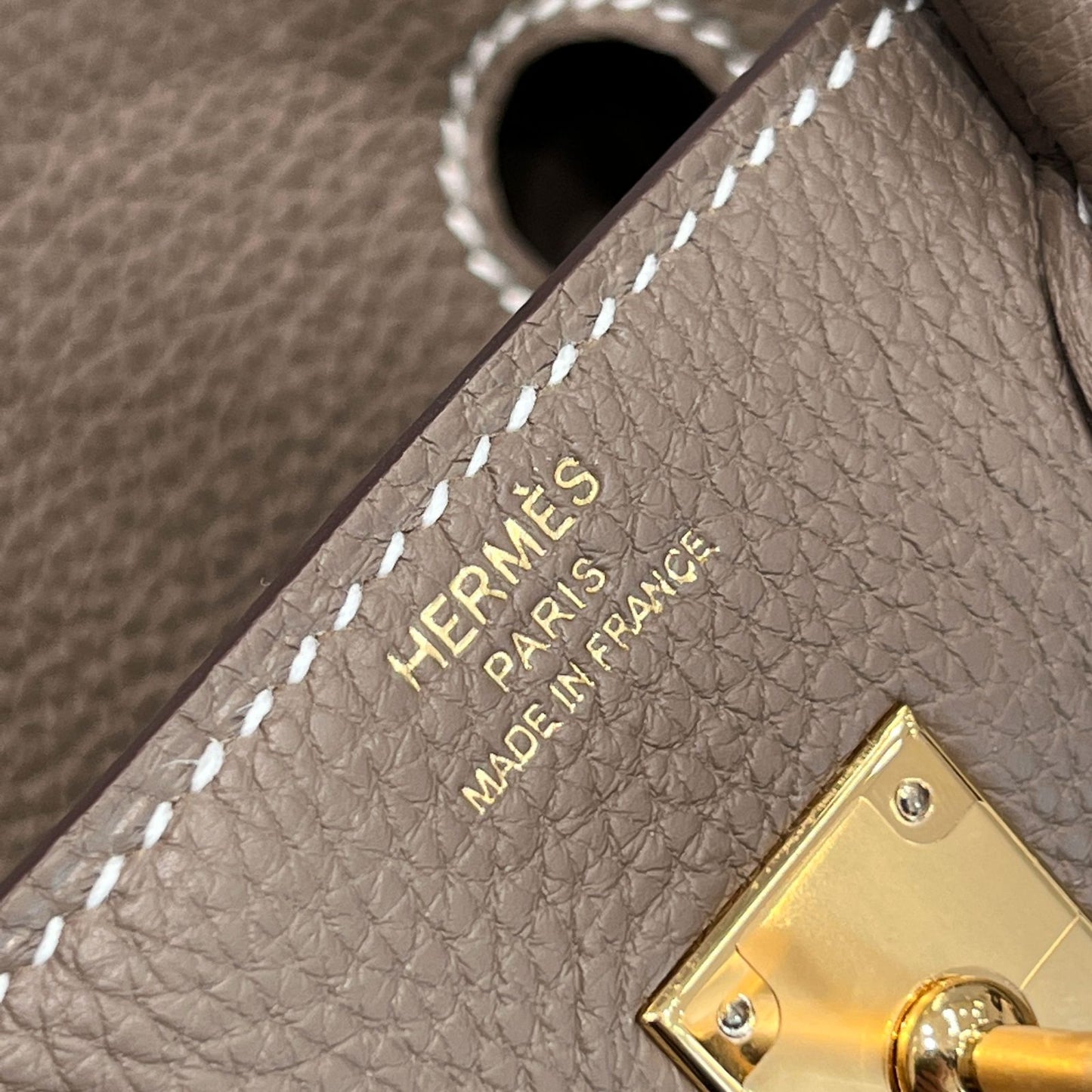 BK 25 Etoupe Gold hardware