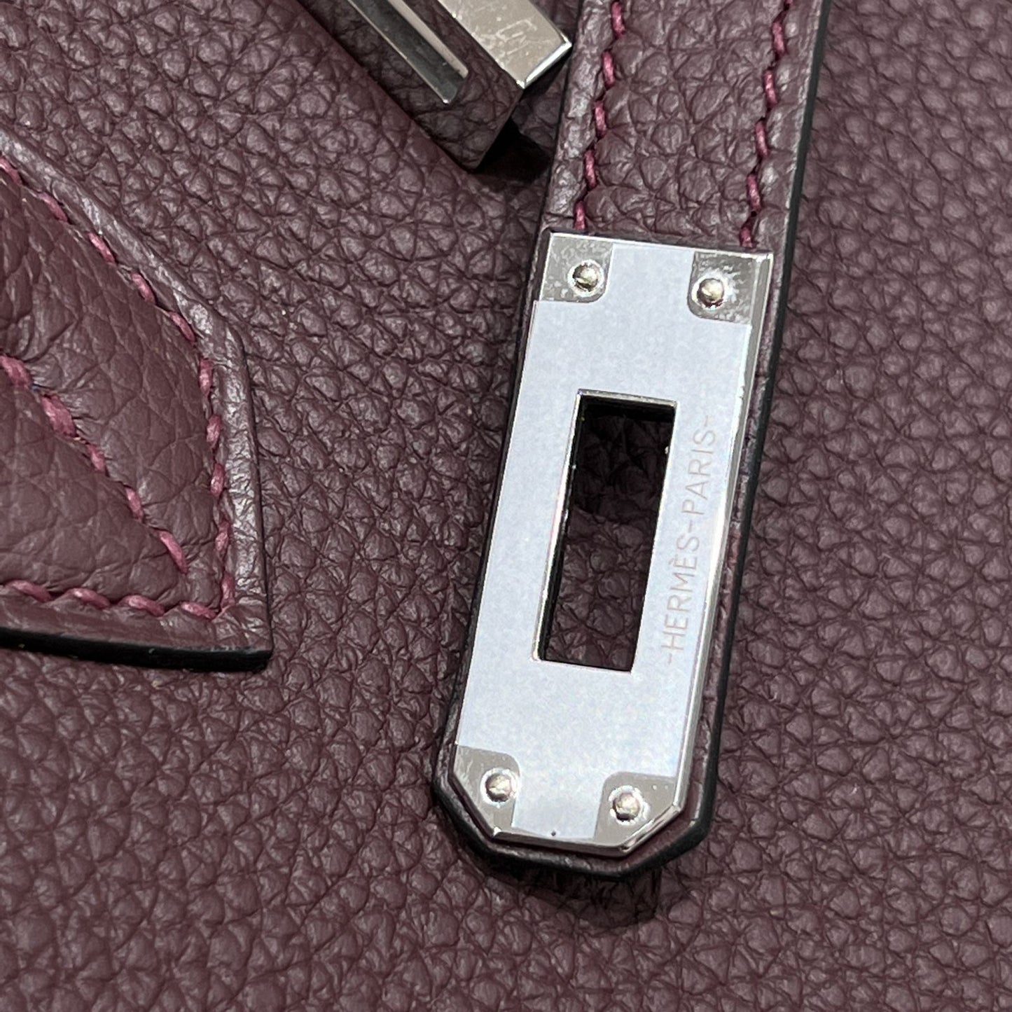 BK 25 Rouge Sellier Silver hardware