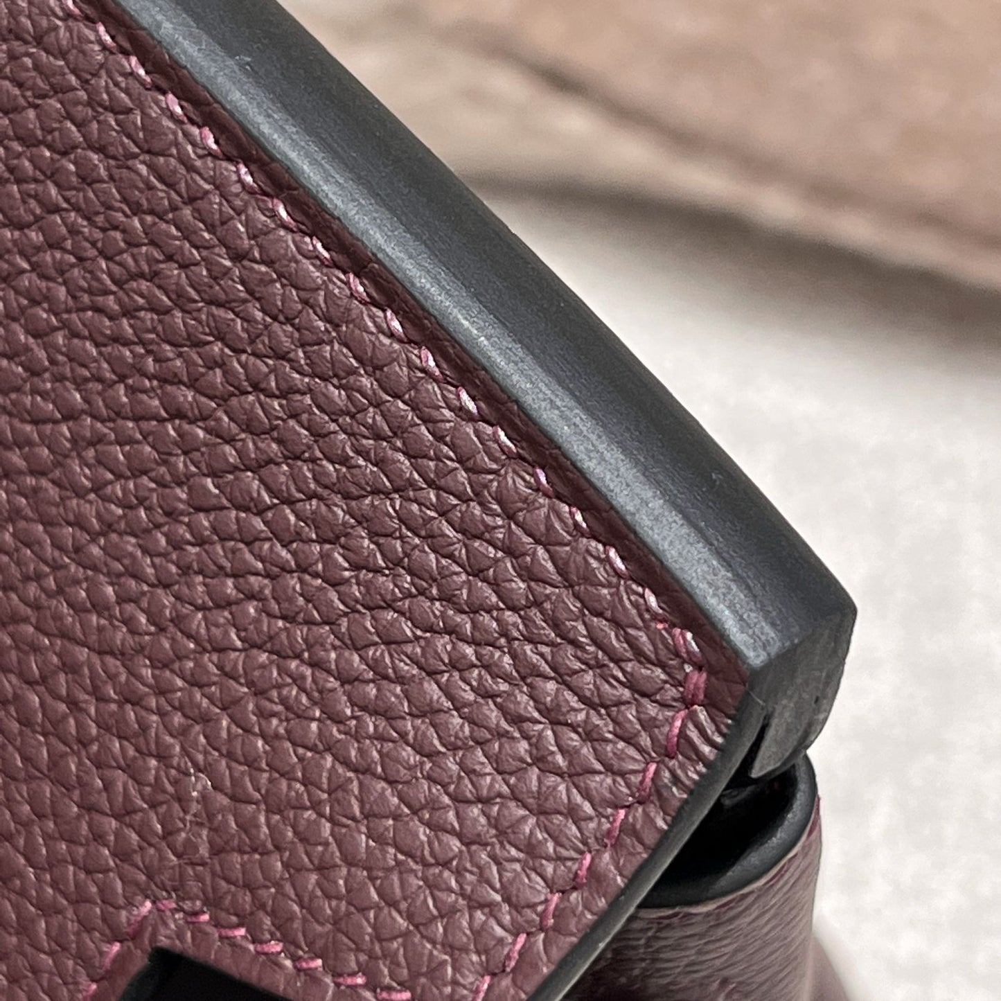 BK 25 Rouge Sellier Silver hardware
