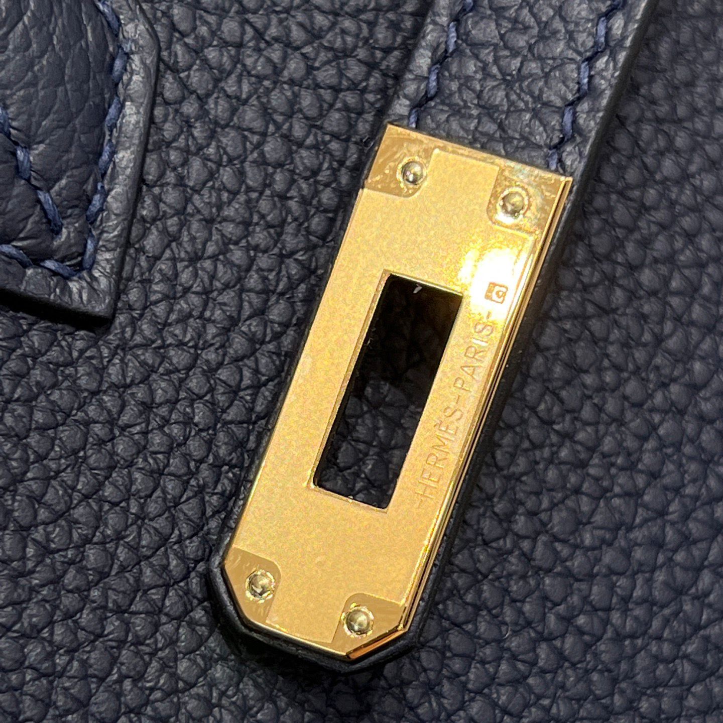 Bk 25 Blue Nuit Gold hardware