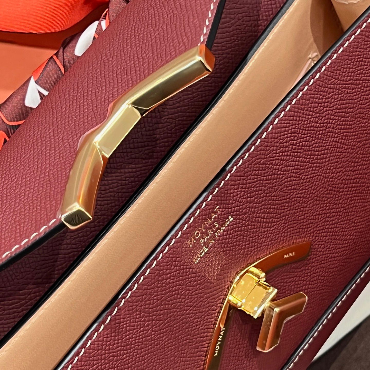 Gabrielle Clutch Gold Hardware