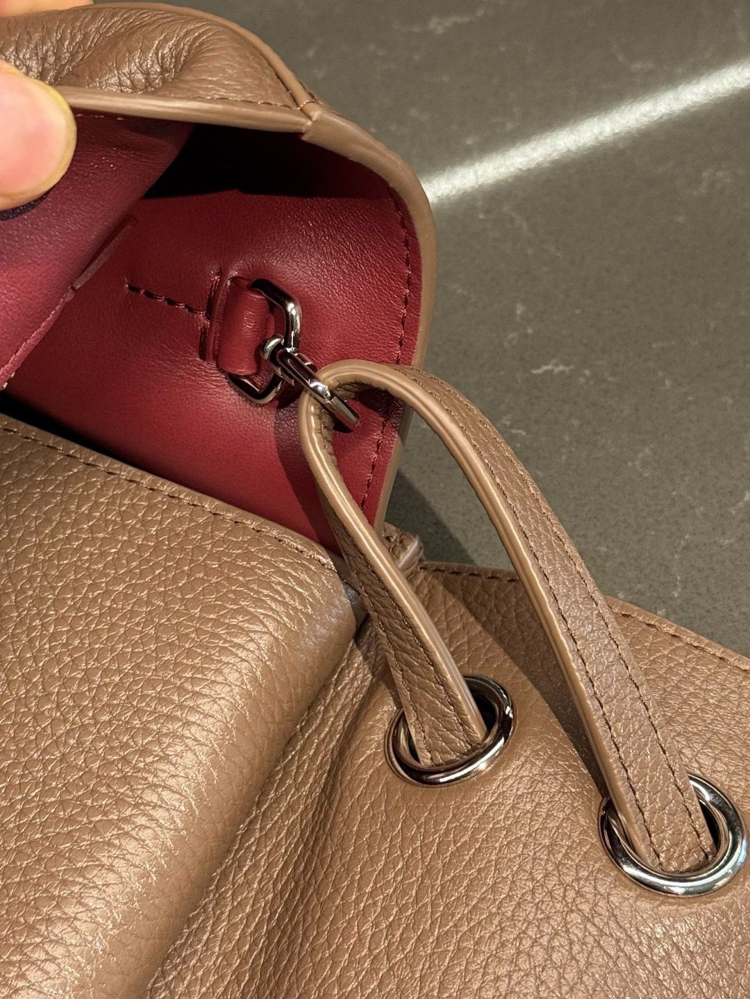 Maxi flapbag grained calfskin - Pre order