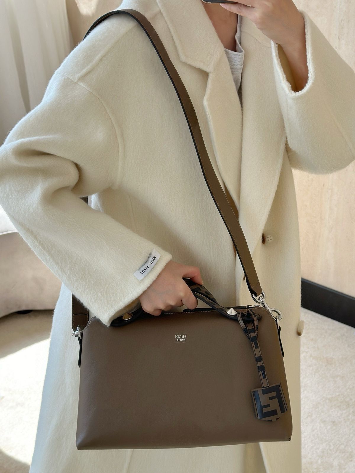 By the way brown crossbody