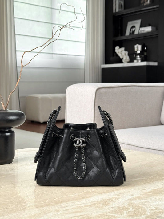 Mini hobo bag silver hardware