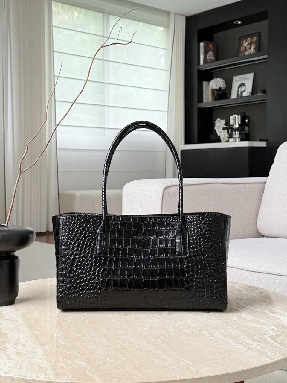 Tote crocdile embossed clafskin  2026