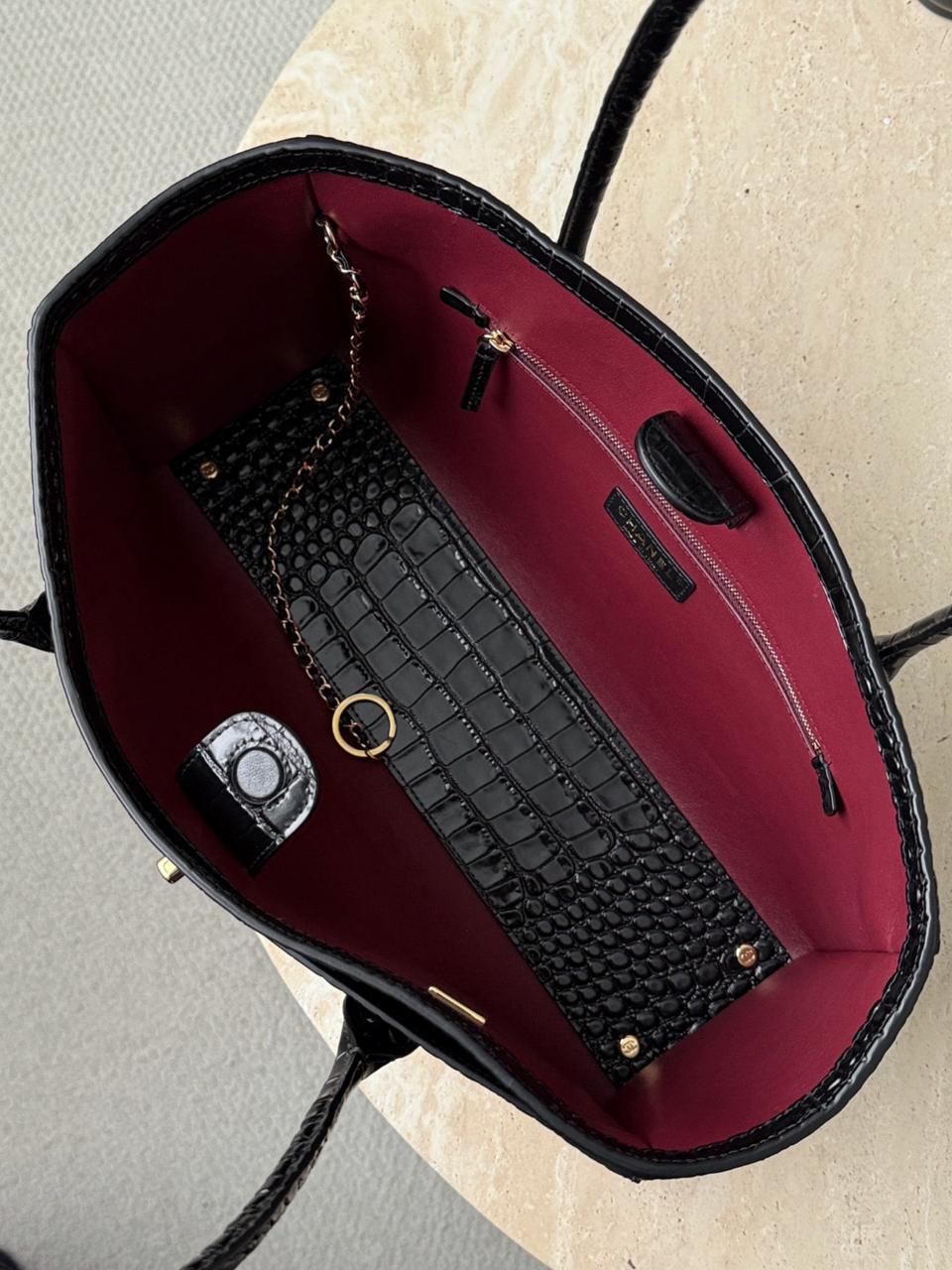 Tote crocdile embossed clafskin  2026