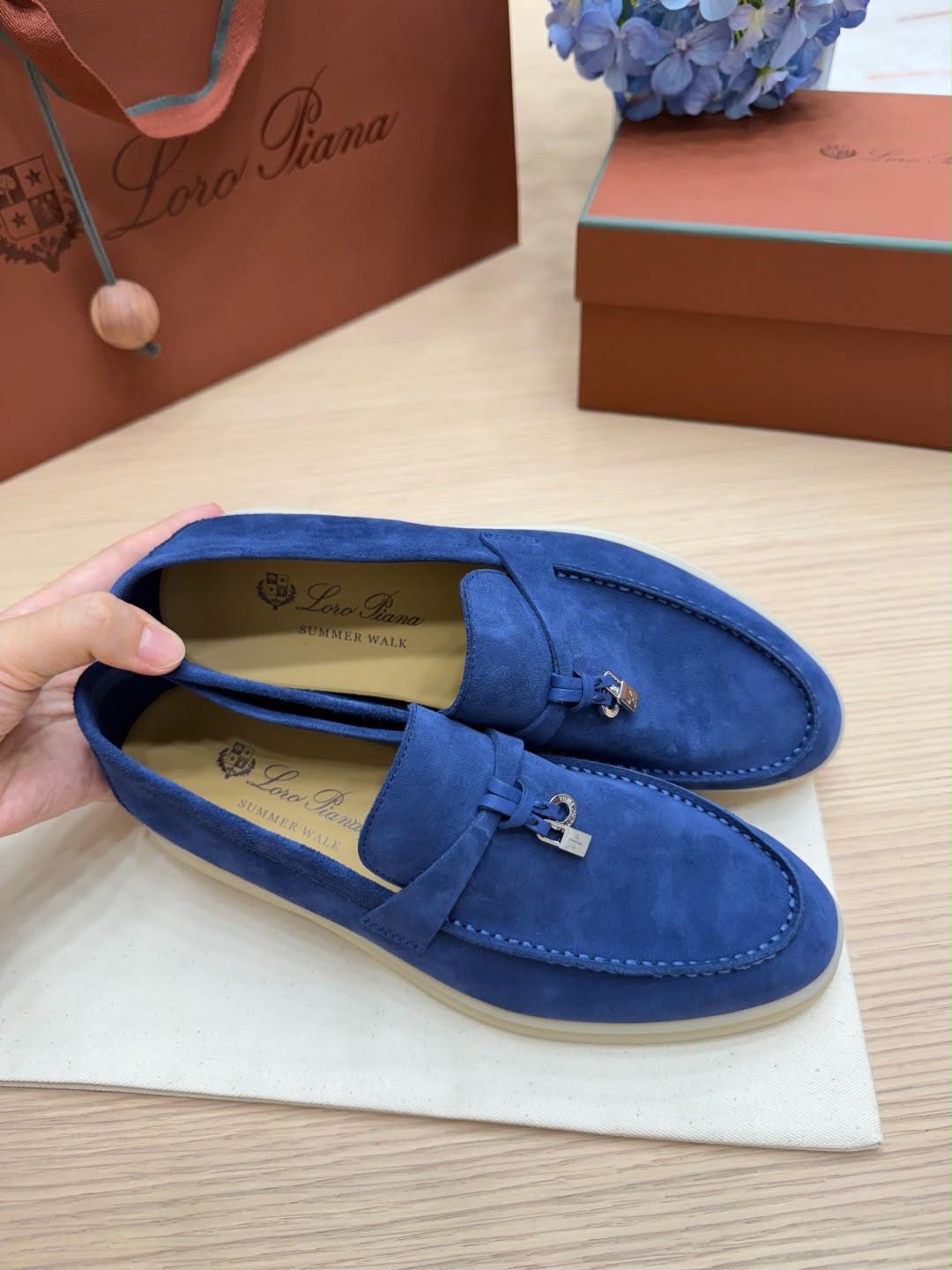 SUMMER CHARMS WALK LOAFER LIGHT BLUE